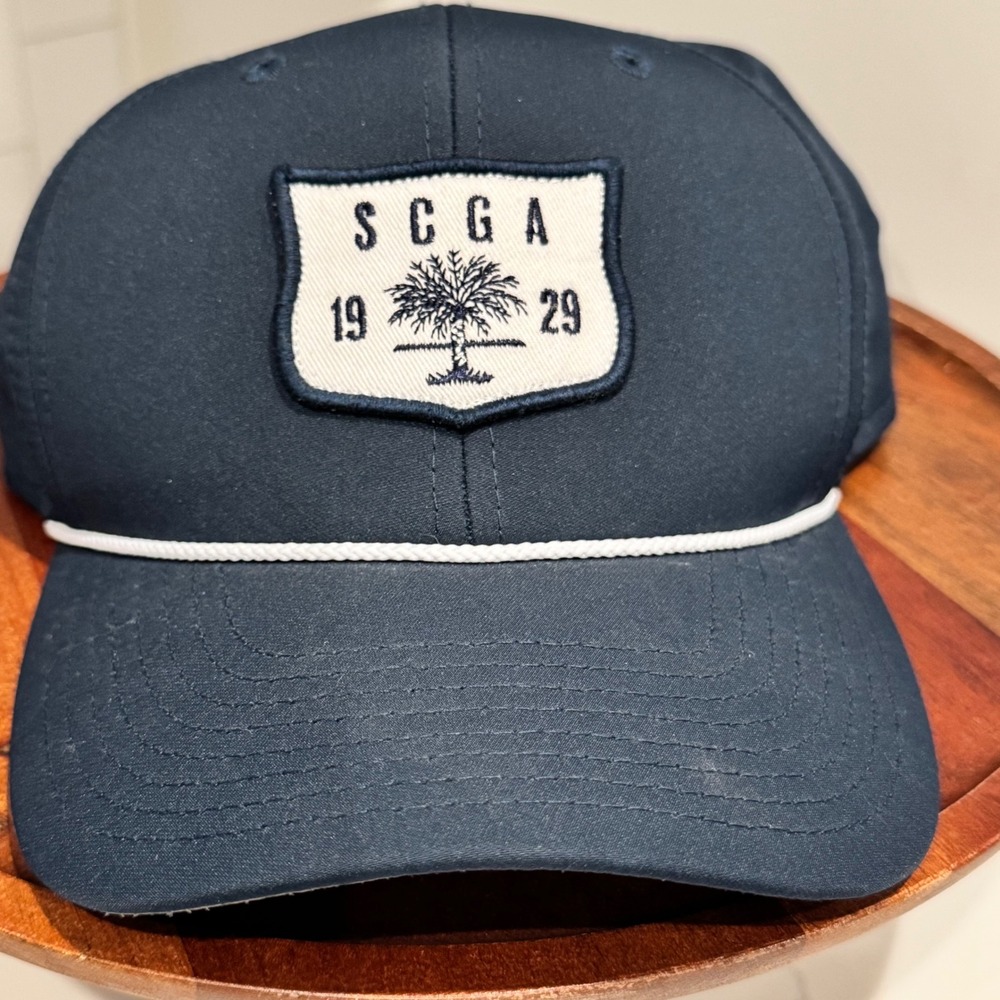Imperial SCGA 1929 Golf Rope Hat Navy Blue Snapback Performance Cap Mens OSFA
